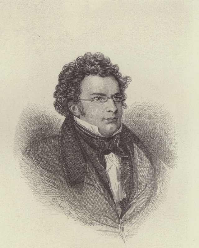 Franz Schubert (gravür) by European School