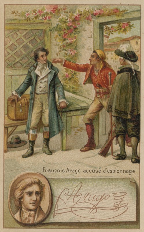 Fransız bilim adamı Francois Arago İspanyollar tarafından casusluk yapmakla suçlanıyor, Mallorca, 1808 by European School