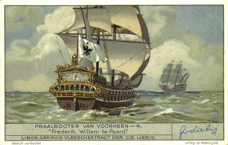 At sırtında Friedrich Wilhelm, Brandenburg Donanması
