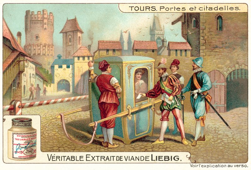 Kapılar ve kaleler (chromolitho) by European School