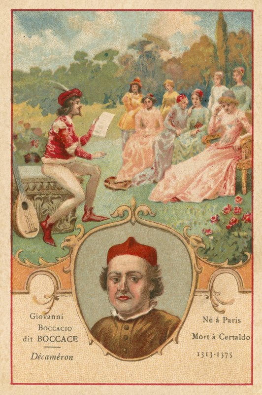 Giovanni Boccaccio, İtalyan yazar ve şair ve The Decameron