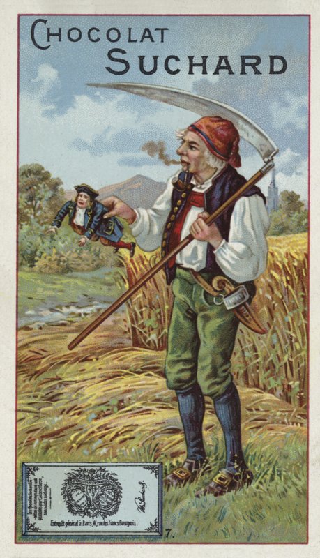 Gulliver, Brobdingnagian çiftçi tarafından keşfedildi by European School