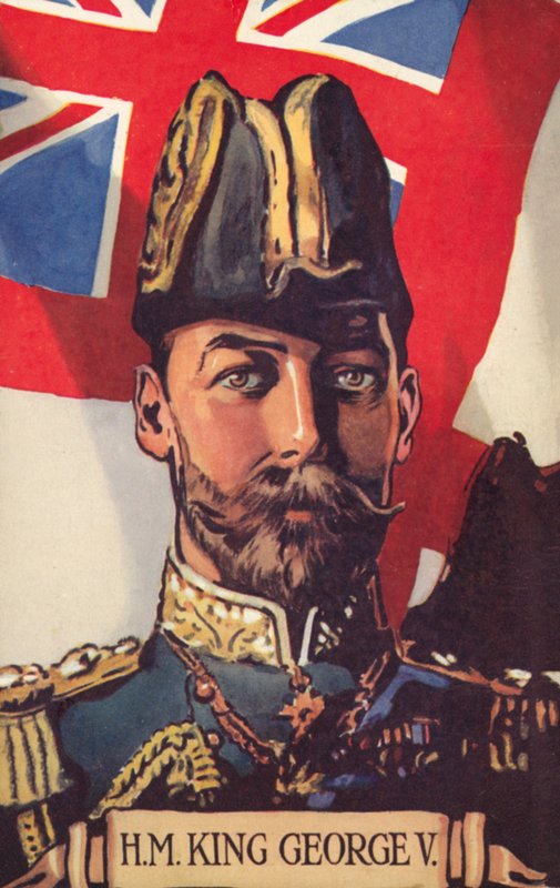Kral V. George (renkli taş baskı) by European School