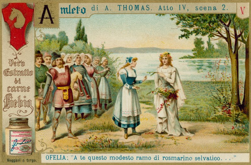 Hamlet: Ofelia by European School