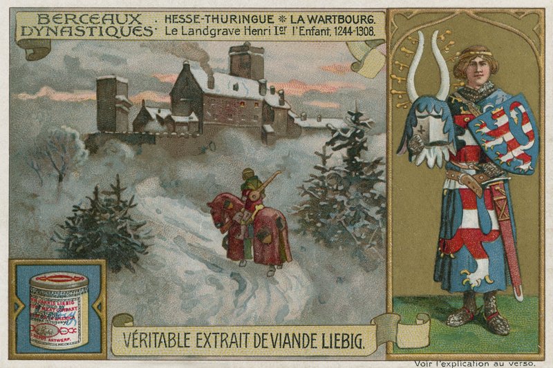 Hessen-Thüringen: Wartburg ve Landgrave Henry I, Çocuk by European School
