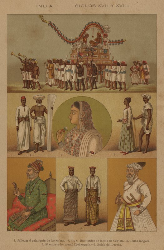 Hindistan, 17. ve 18. yüzyıllar (renkli taş) by European School