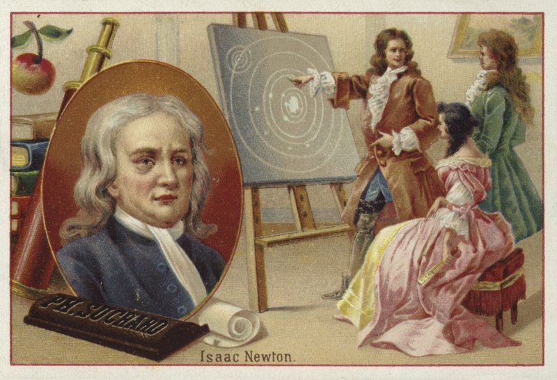 Isaac Newton, İngiliz fizikçi ve matematikçi by European School