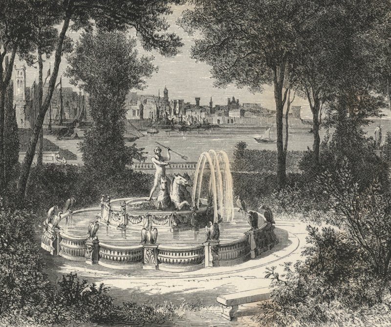 Jardins Doria (gravür) by European School