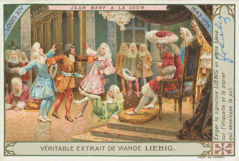 Jean Bart, Liebig kartı, 20. yüzyıl başı (kromo) by European School