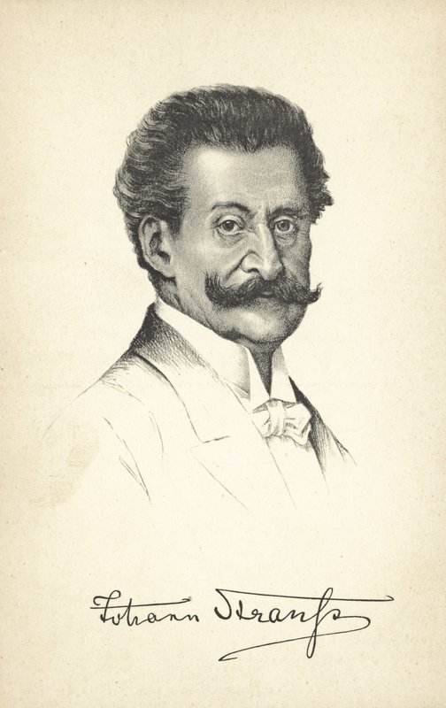 Genç Johann Strauss (lito) by European School