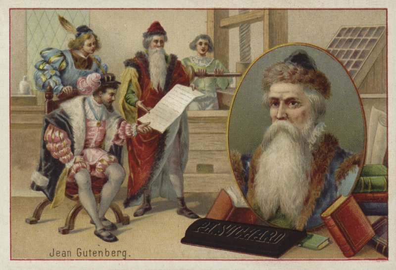 Johannes Gutenberg, Alman, oymacı, mucit ve yazıcı by European School