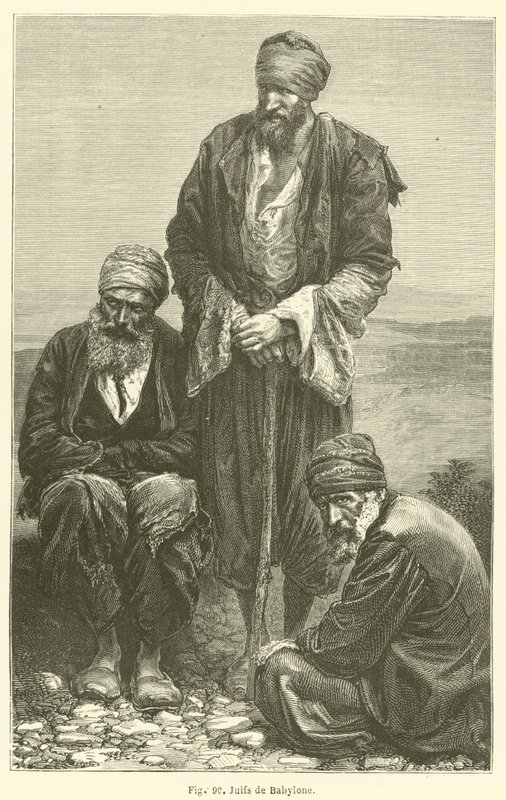 Babil Yahudileri (gravür) by European School