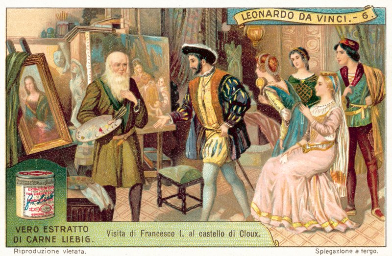 Fransa Kralı I. Francis, Leonardo da Vinci