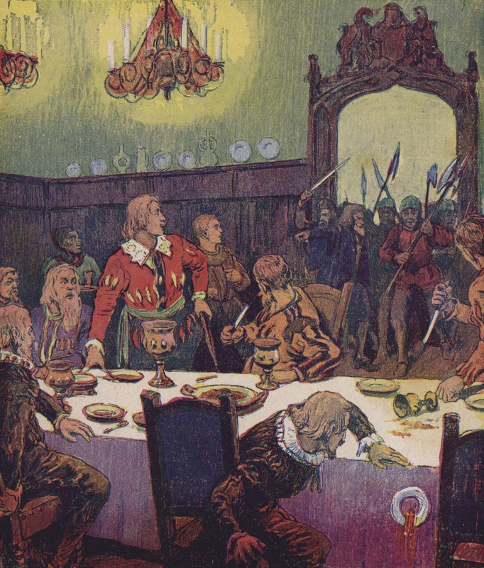 Klaus Störtebeker (renkli taş baskı) by European School