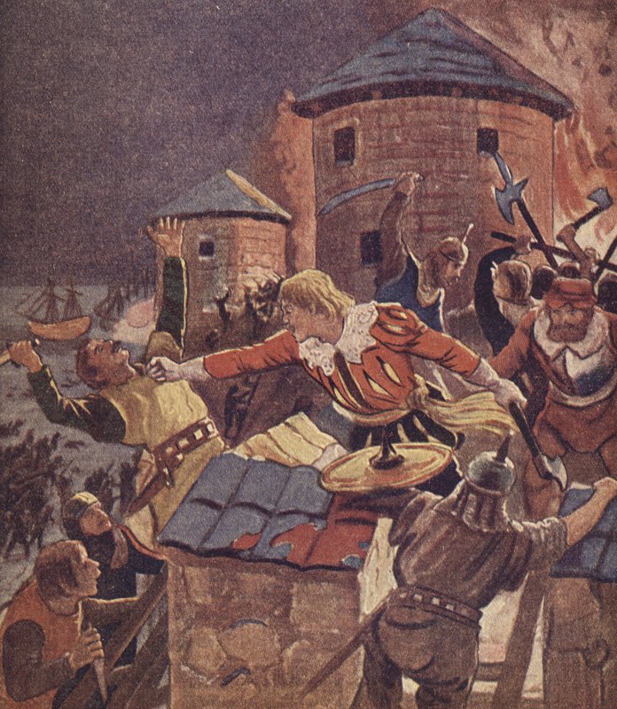 Klaus Störtebeker (renkli taş baskı) by European School
