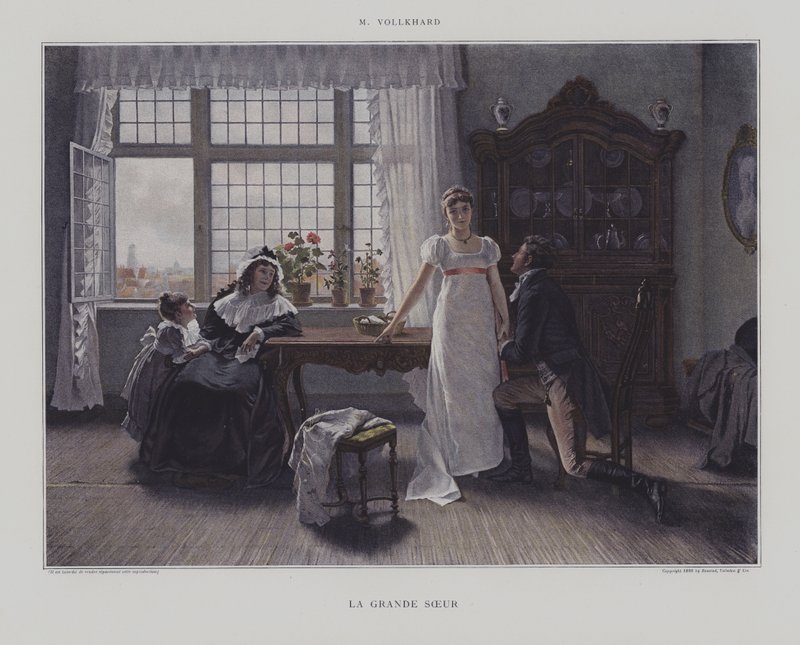 La Grande Soeur (Büyük Kız Kardeş) (renkli taş) by European School