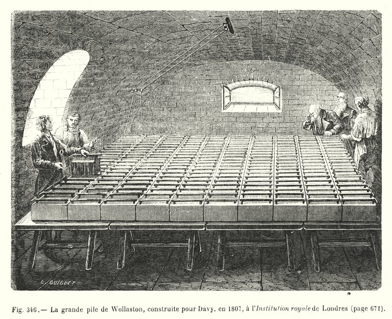 Büyük Wollaston Yığını, Davy için 1807