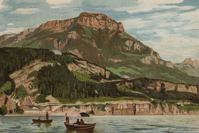 Luzern Gölü: Frohnalp (renkli taş) by European School
