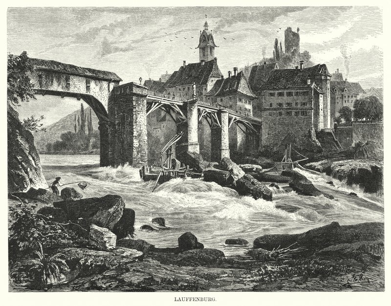 Lauffenburg (gravür) by European School
