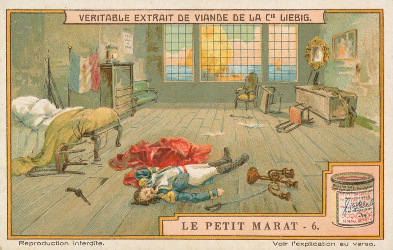 Le Petit Marat, Liebig kartı, 20. yüzyıl başı (kromo) by European School