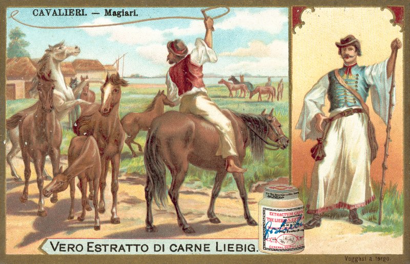 Macarlar (kromolitho) by European School