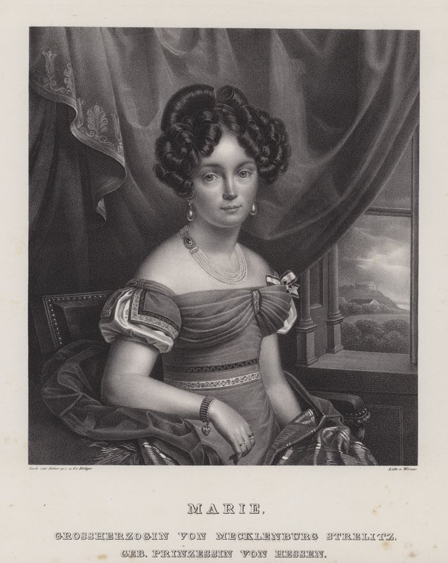 Marie, Mecklenburg-Strelitz Büyük Düşesi (lito) by European School