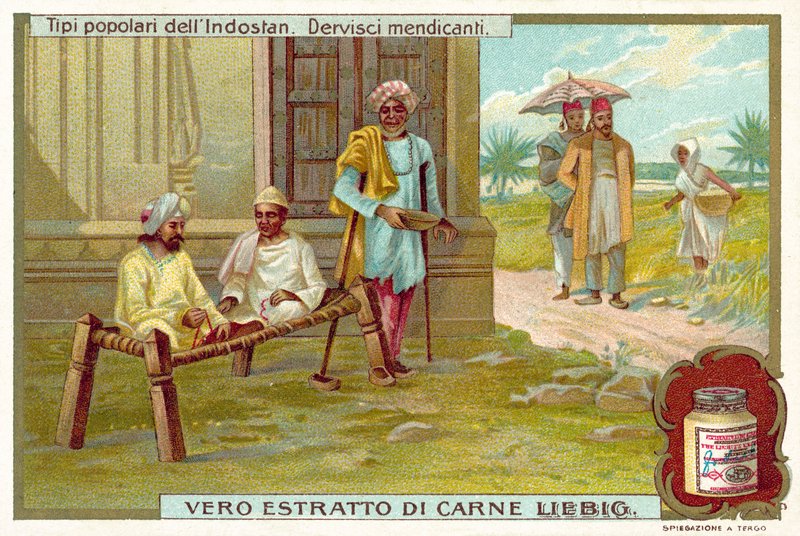 Dilenci Dervişler (chromolitho) by European School