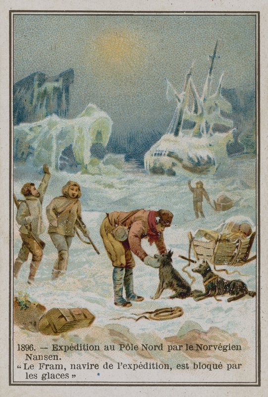 Nansen ve Fram (kromolitho) by European School