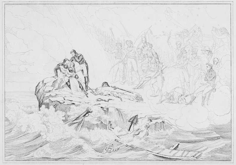 Napolyon: Apotheose, Apotheosis (gravür) by European School