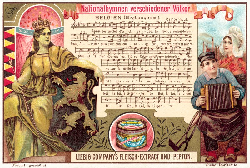 Belçika milli marşı (chromolitho) by European School