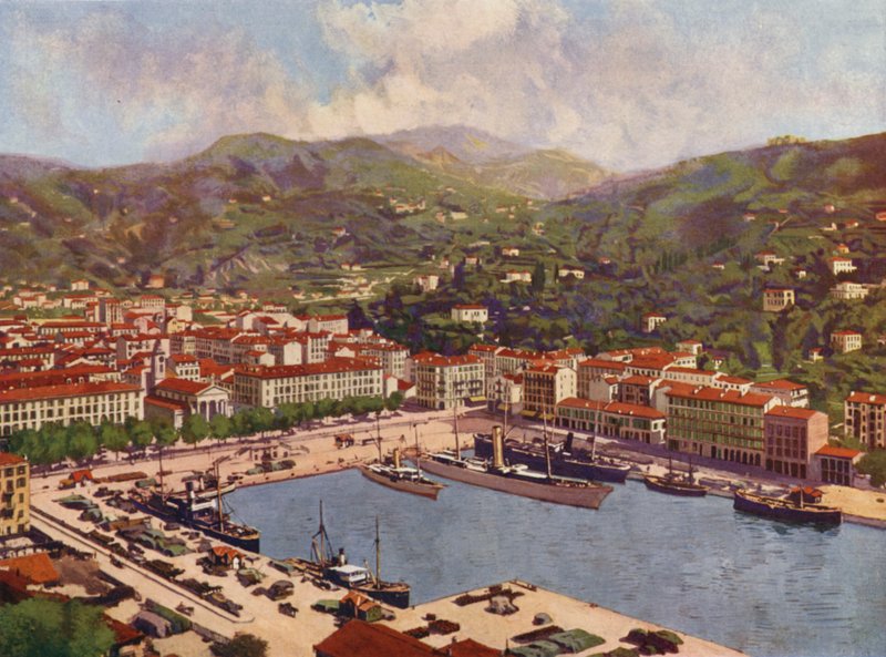 Nice, Le Port (renkli lito) by European School
