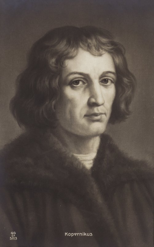 Nicolaus Copernicus (1473-1543), Polonyalı gökbilimci (lito) by European School