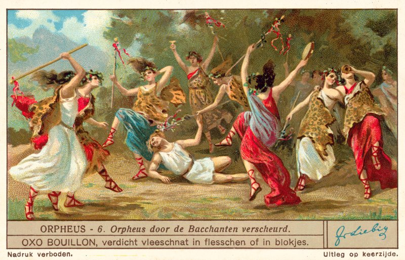 Orpheus, Bacchantes tarafından parçalara ayrıldı by European School