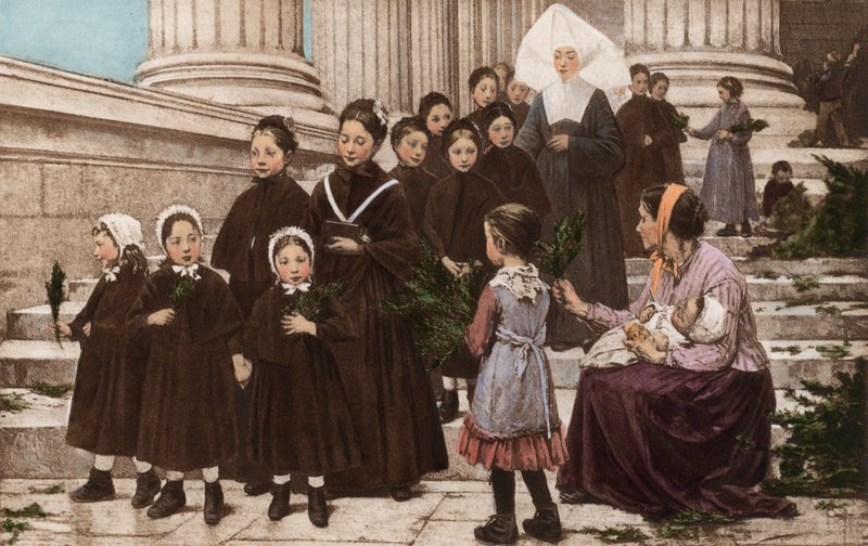 Palm Pazar (renkli fotoğraf) by European School