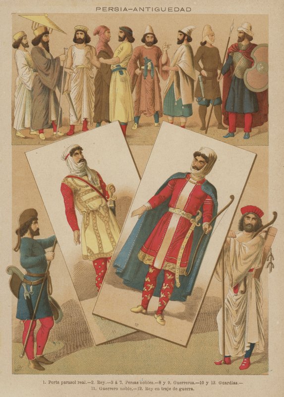 Pers, Antiguedad (renkli taş) by European School