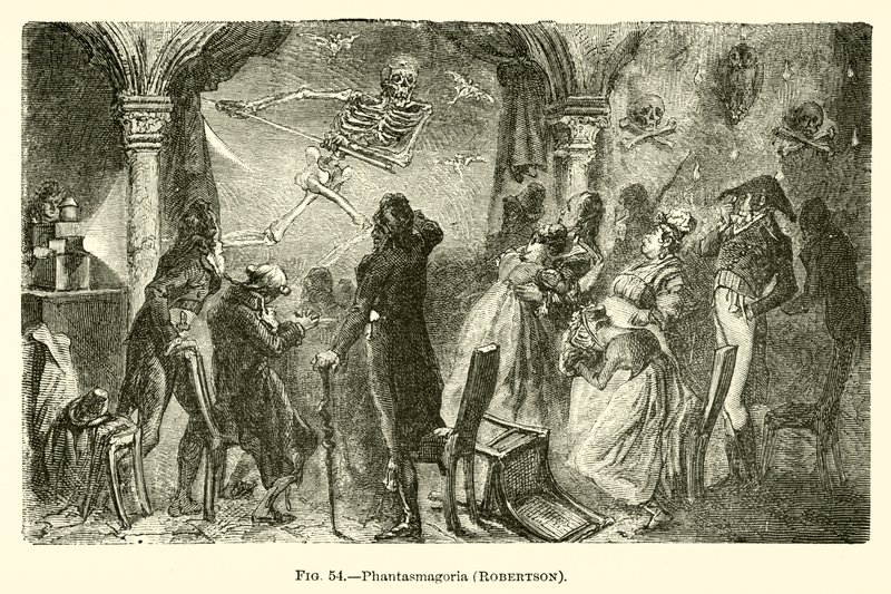 Phantasmagoria, Robertson (gravür) by European School