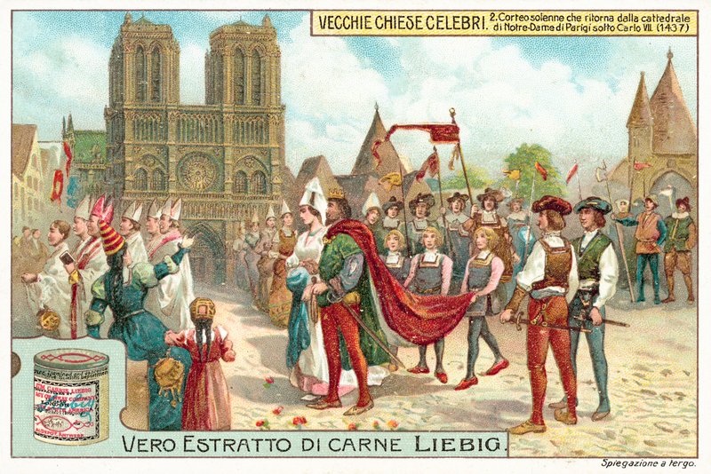 Fransa Kralı VII. Charles döneminde Notre Dame de Paris