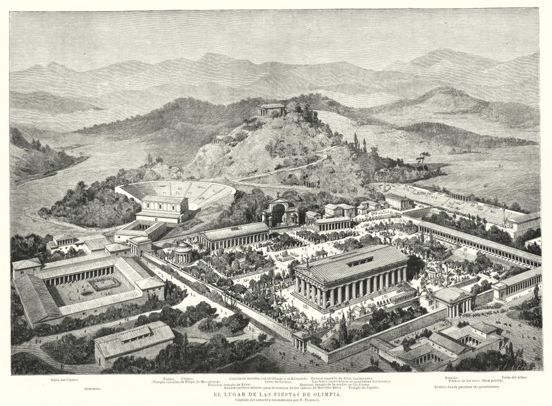 Antik Olympia, Yunanistan