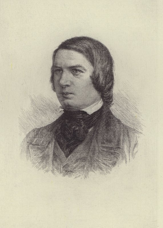 Robert Schumann (gravür) by European School