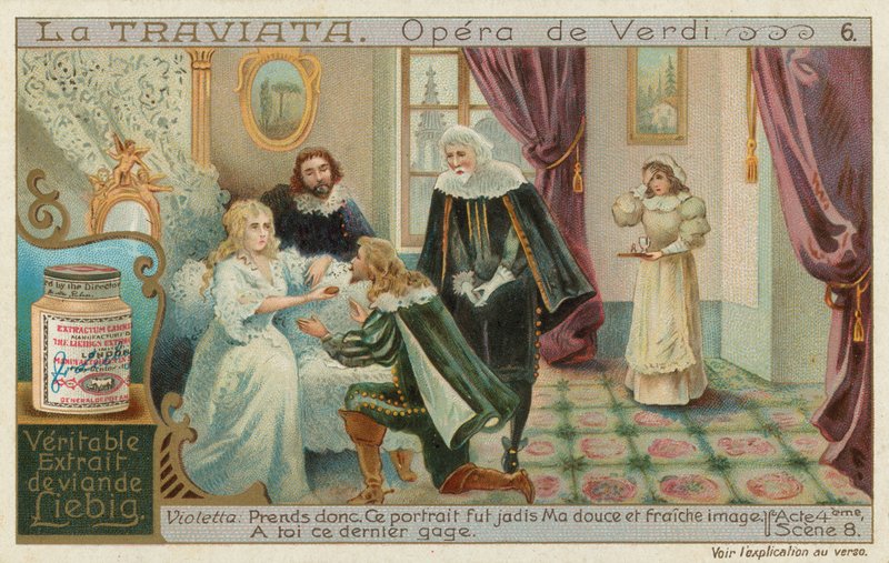 Rodolphe, Ölmekte Olan Violetta