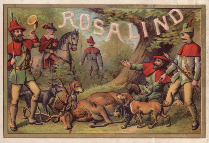 Rosalind (chromolitho) by European School