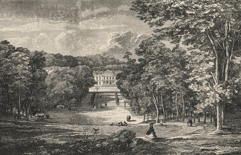 Saint-Cloud (gravür) by European School