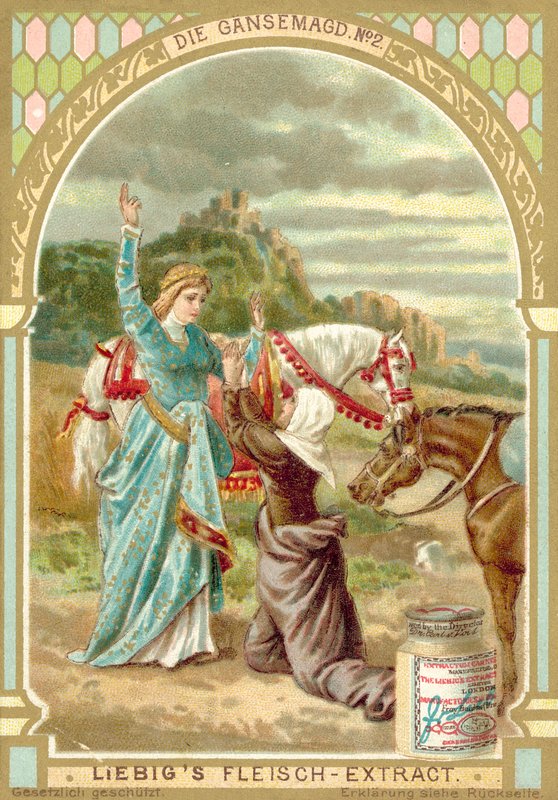 Grimm Kardeşler peri masalı The Goose Girl