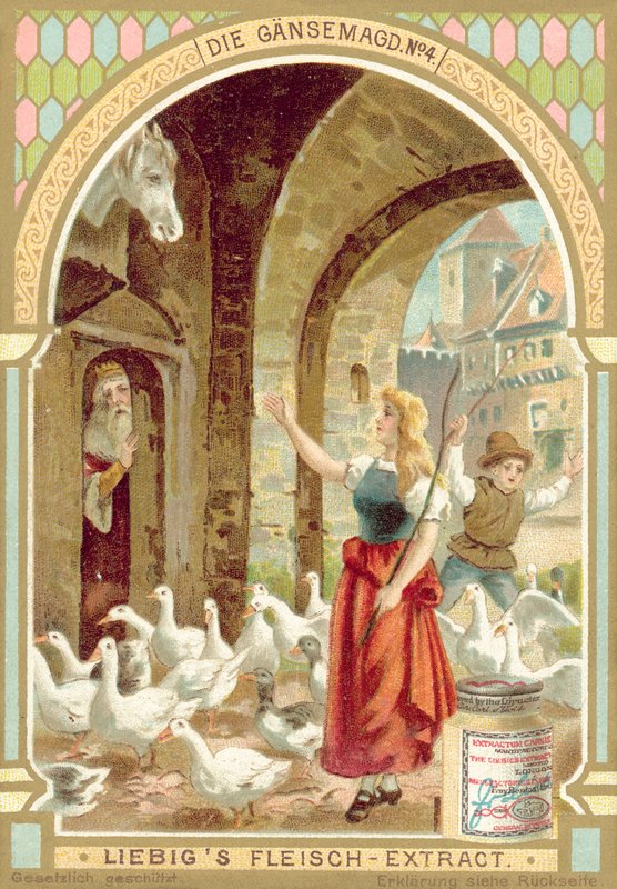 Grimm Kardeşler peri masalı The Goose Girl