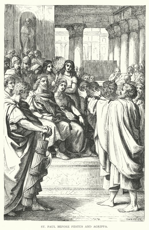 Aziz Paul, Festus ve Agrippa