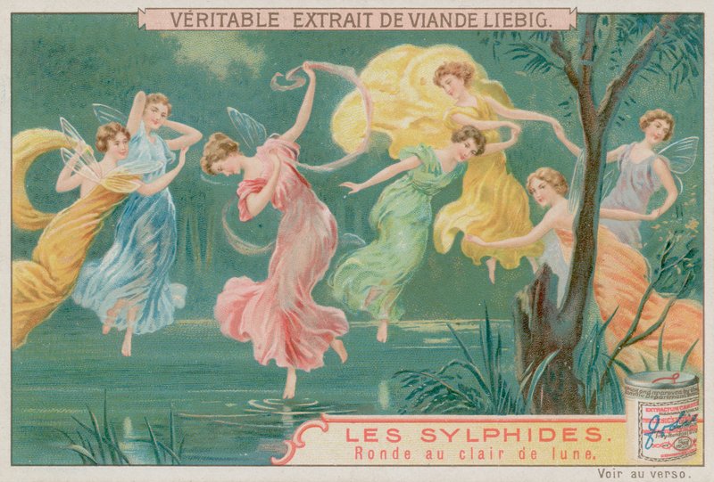 Ay Işığında Dans Eden Sylphs by European School