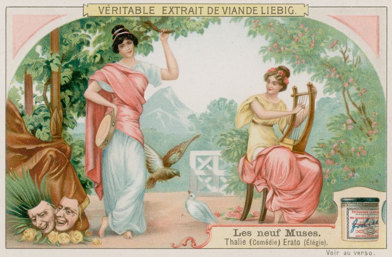 Thalia (komedi) ve Erato (mersiye) by European School
