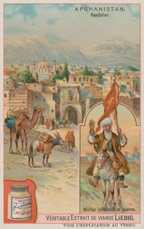 Kandahar Şehri ve Savaş Vaaz Eden Molla by European School