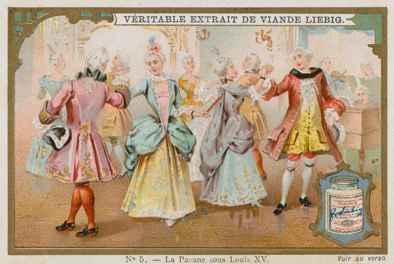 Kral Louis XV Altında Pavane by European School