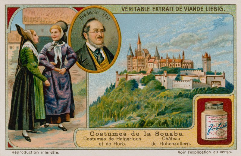 Haigerloch ve Herb, Friedrich List ve Hohenzollern Kalesi
